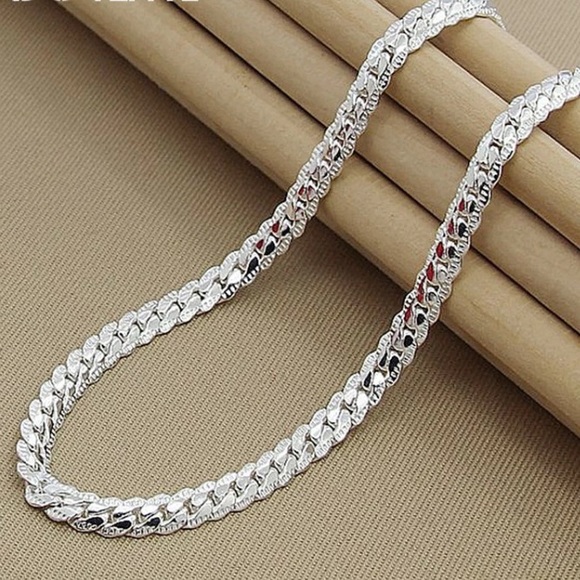 NEW 5mm 925 Sterling Silver Necklace - Picture 9 of 9